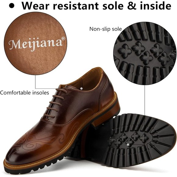 Men\'s Oxfords Luxury Business Casual Shoes Men\'s Lace-up Fashion Shoes main image 5